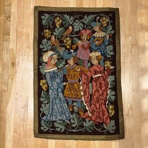 Needlepoint tapestry wall hanging